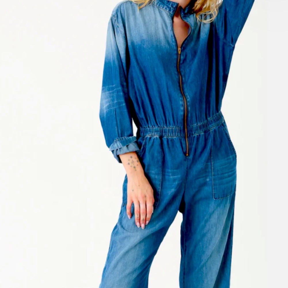 Electric & Rose (Venice, CA) soft Denim flight Jumpsuit (new without tags)